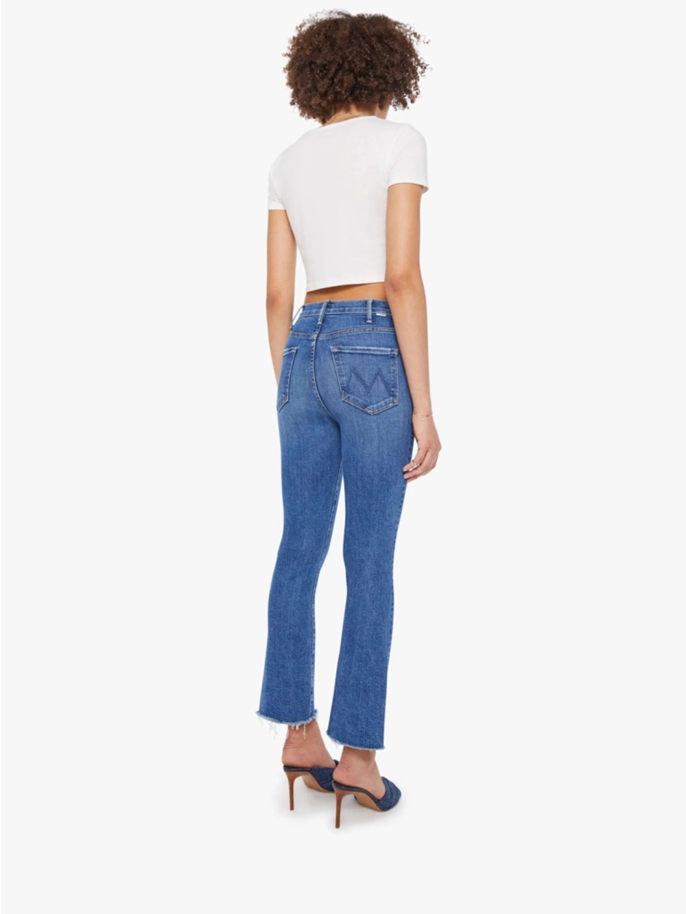 MOTHER the hustler fray jeans in grasping at straws - Picture 5 of 6